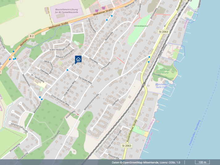 Lage Objekt Etagenwohnung Starnberg