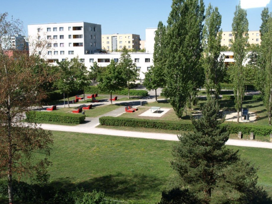 Blick von der Dachterasse Etagenwohnung M�nchen
