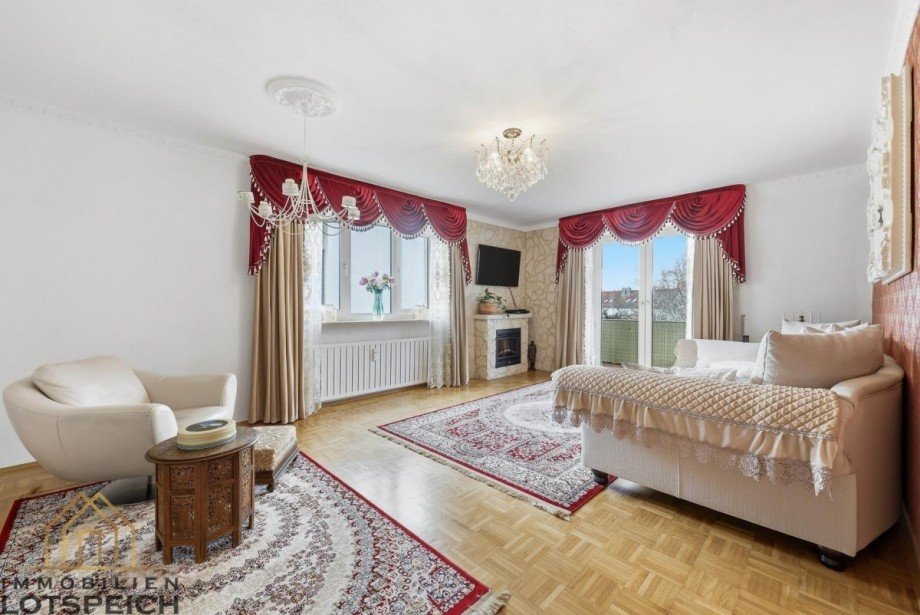 Wohnzimmer Etagenwohnung Starnberg